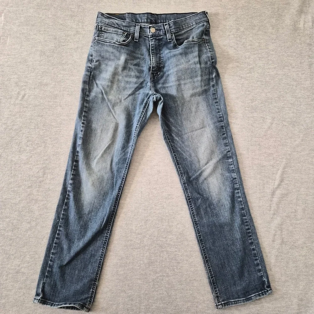 Levis 541 Athletic Taper Men Jeans 34x32 Medium Wash Blue Denim Stretch 541-0011